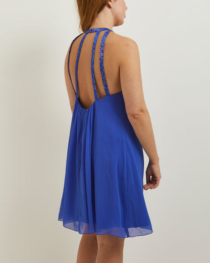 Strappy back 00s Lipsy london shift dress