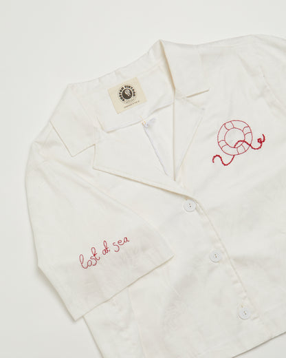 Lost at Sea Embroidered Claude shirt