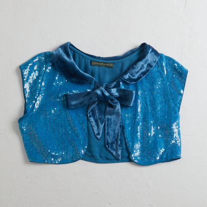 Topshop Unique Sequin top