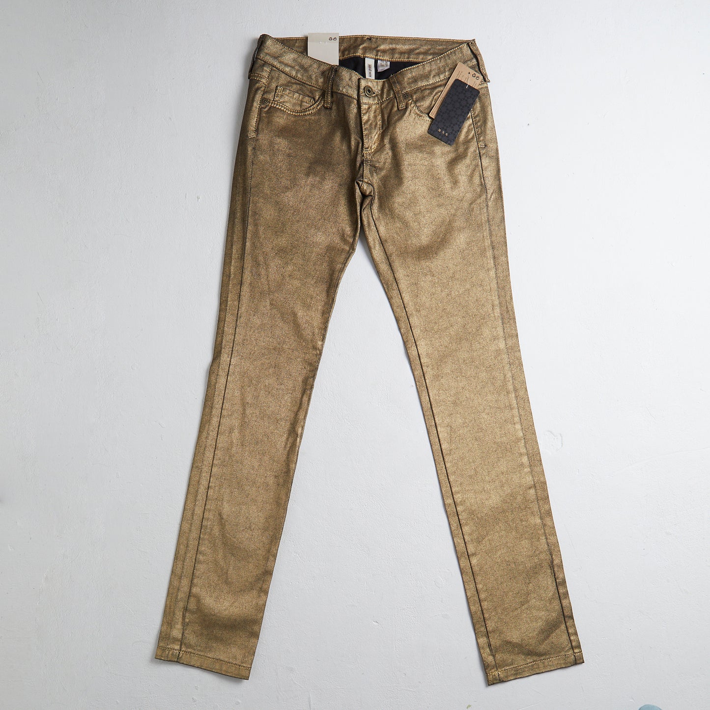 Gold y2k MNG Jean - size 8