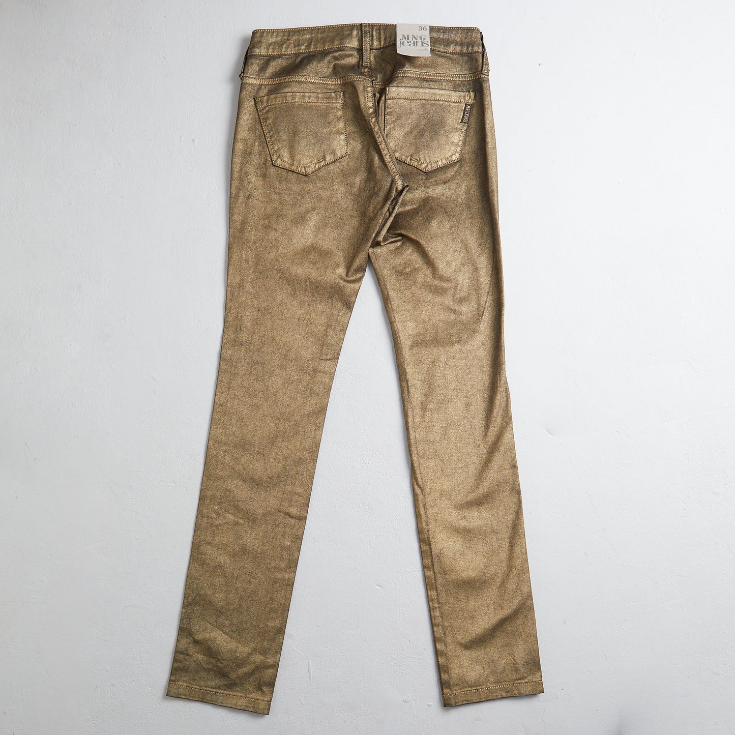 Gold y2k MNG Jean - size 8