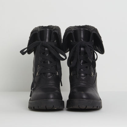 Y2K Firetrap Black Lace Up Boots