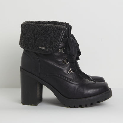 Y2K Firetrap Black Lace Up Boots