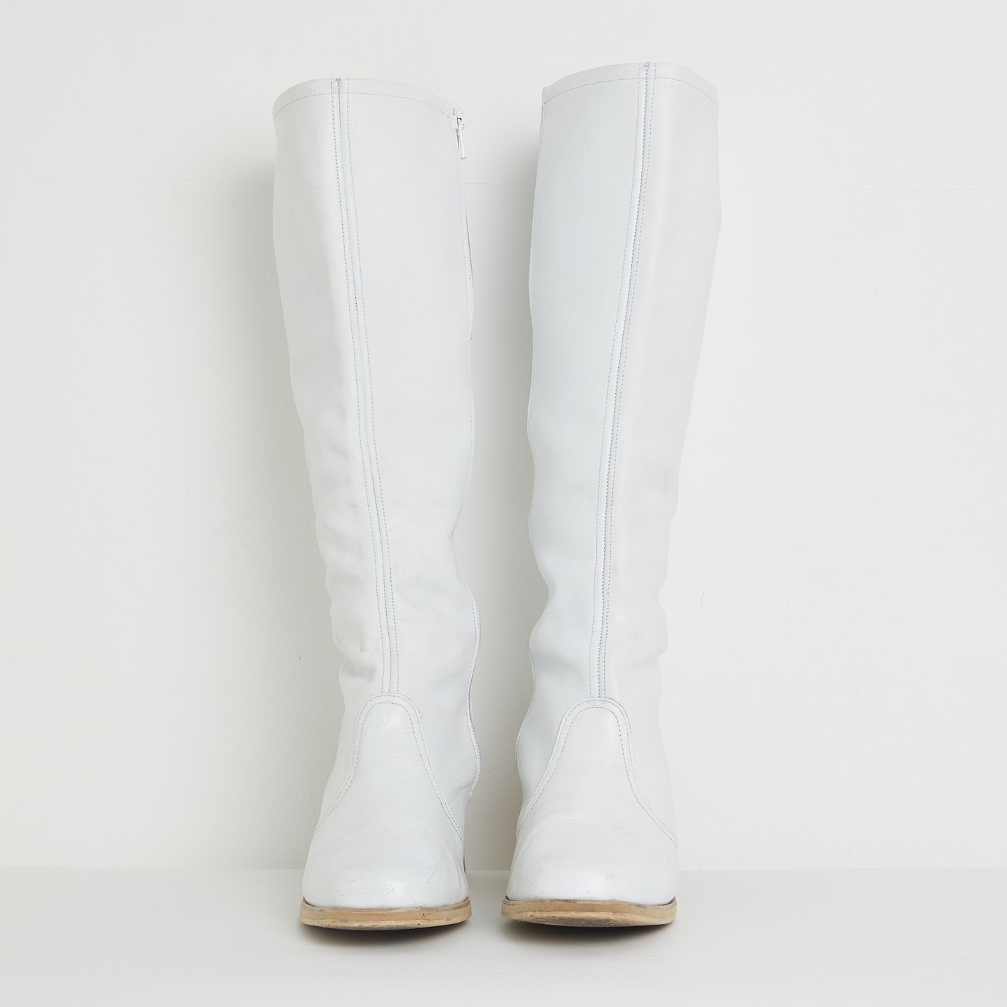 White 'Electra' 90s Go Go Boot