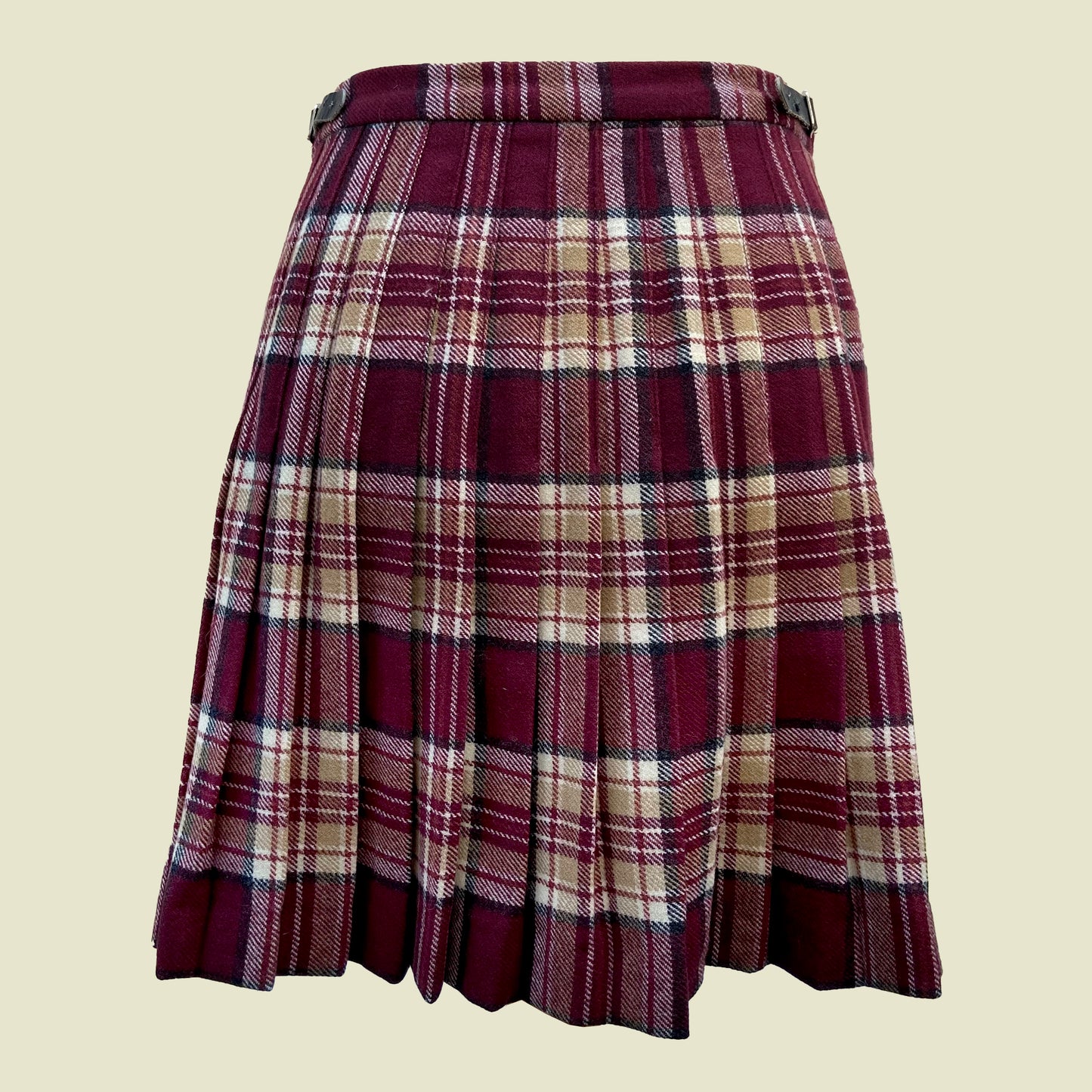 Re- worked vintage wool tartan kilt