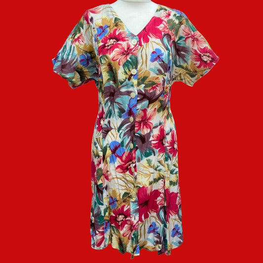 90's Pattern summer dress